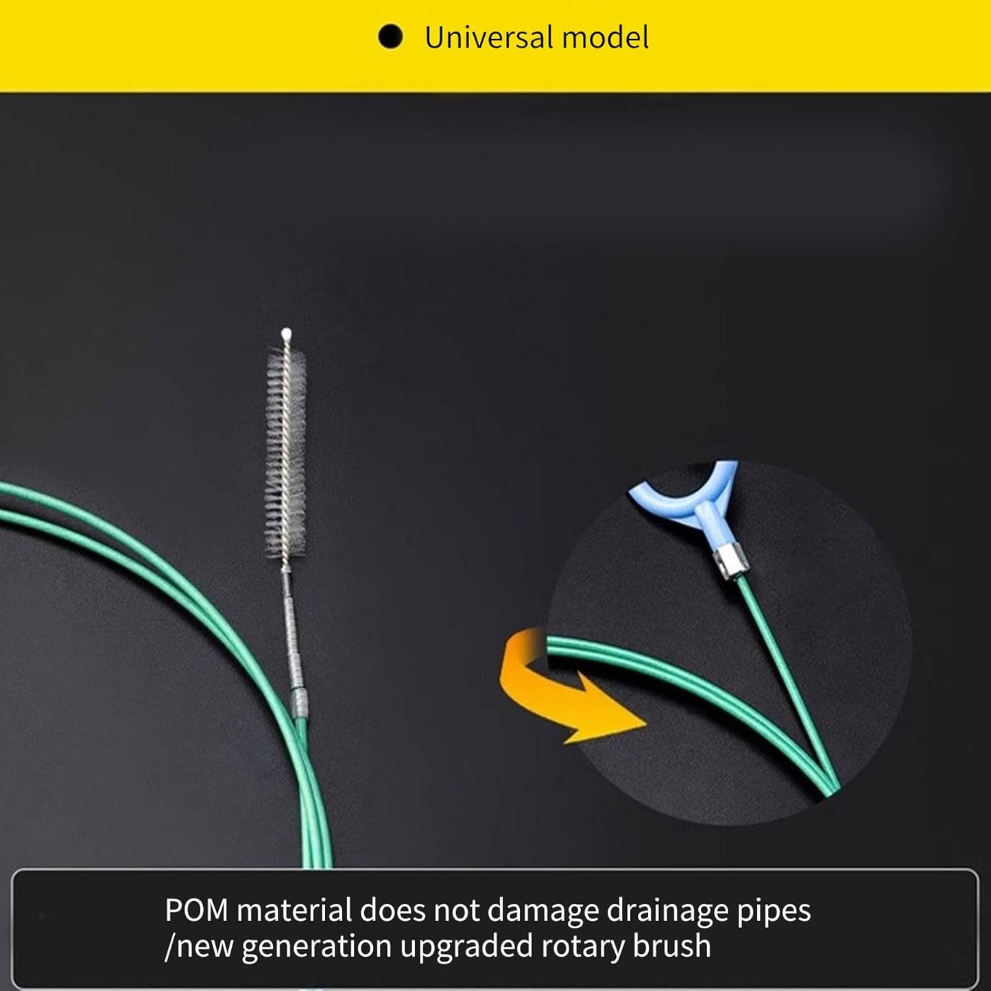 Car Sunroof Drainage Internal Long Hose Nylon Spring Fridge Drain Hole Dredging Tool Water Clog Remover