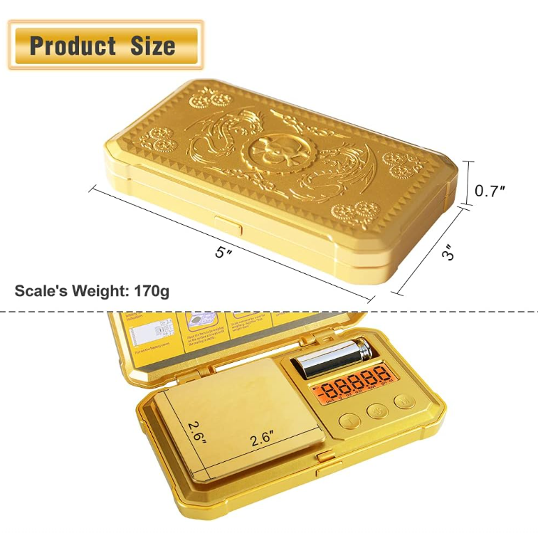 Digital Jewelry Scale 200g 0.01g Pocket Scales