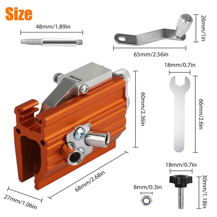 Portable Crank Chainsaw Sharpening Jig For Sharpening Chain Saw