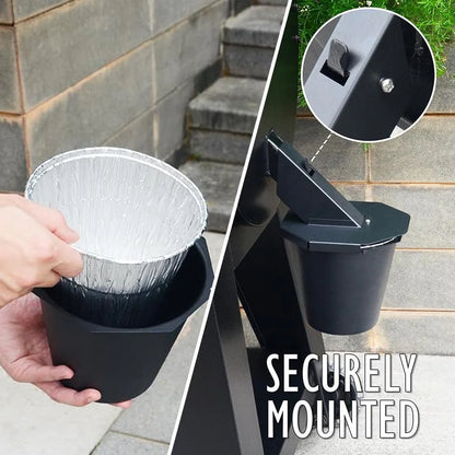 Upgraded Grease Bucket with Lid & 2PCS Liners, Grease Catcher for Smoker Drip Bucket