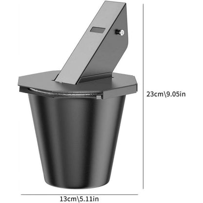 Upgraded Grease Bucket with Lid & 2PCS Liners, Grease Catcher for Smoker Drip Bucket