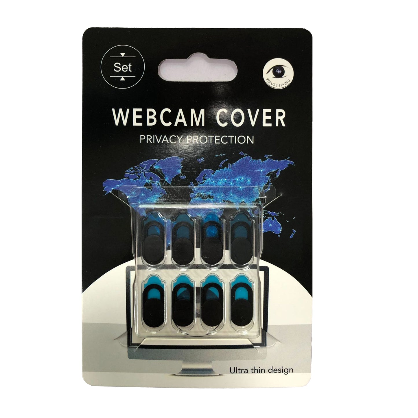 8Pcs Ultra-Thin Webcam Cover Compatible with Camera for MacBook,Laptop,PC,Computer,iMac,iPad