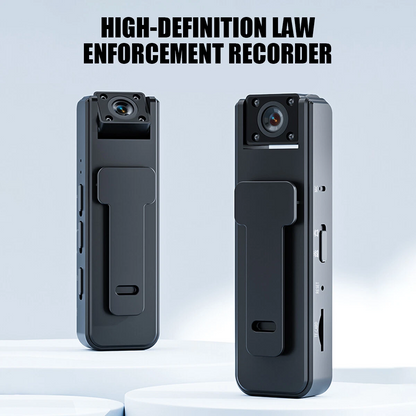 HD 1080P Camcorder Mini Police Body Camera 180° Audio Video DVR IR Night Camera
