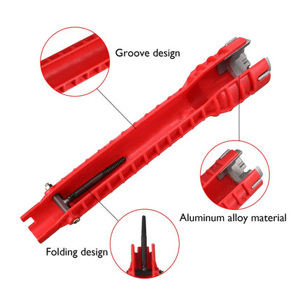 14 in 1 Faucet and Sink Installer Multi Tool