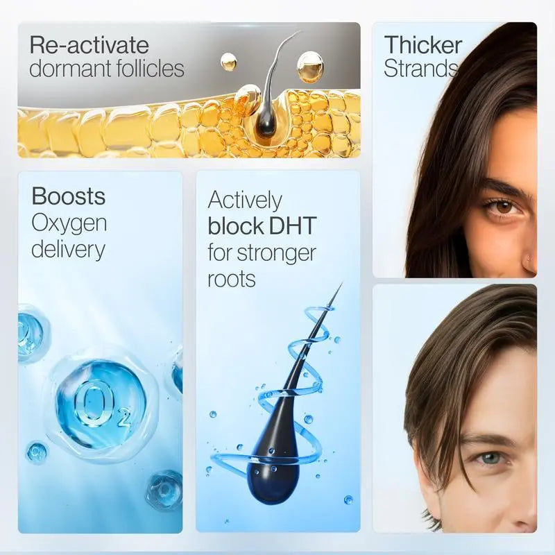 Be - Body'Wise 3%-Rosemary 3%-RedensyI & 2%-Anagaln Hair & Beard Growth Serum (Roll On)