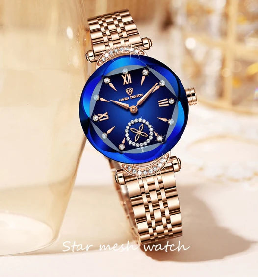 Four-leaf Clover Second Hand Women's Quartz Watch