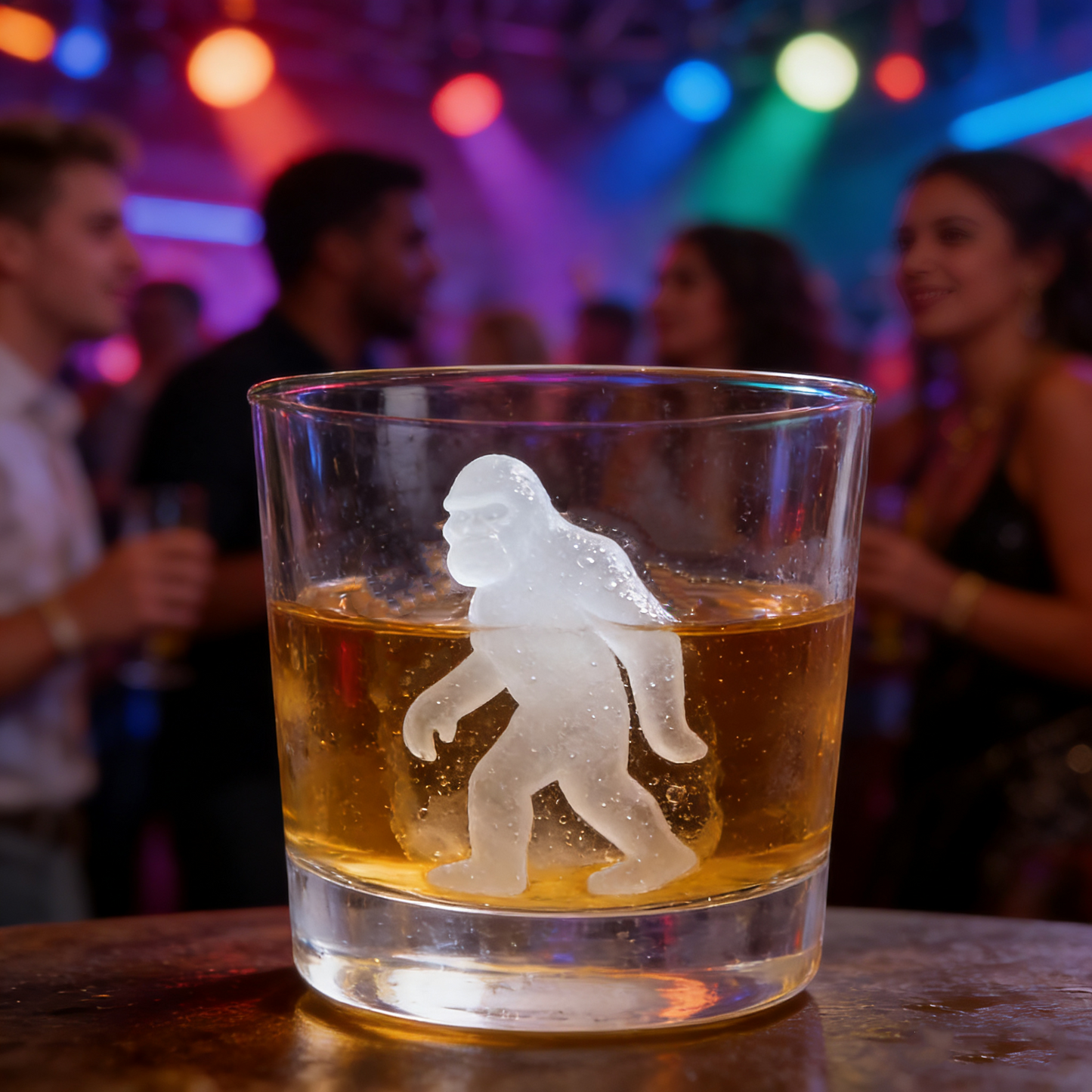 Sasquatch Shape Silicone Ice Cube Tray, 6 Cavity Silicone Ice Molds, Food-Grade Flexible Ice Maker