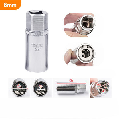 Stud Extractor Broken Stud Removal Socket Metric Stud Remover Tool Sockets 6/8/10/12mm