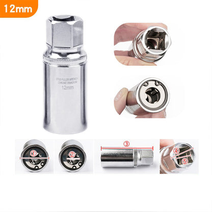 Stud Extractor Broken Stud Removal Socket Metric Stud Remover Tool Sockets 6/8/10/12mm