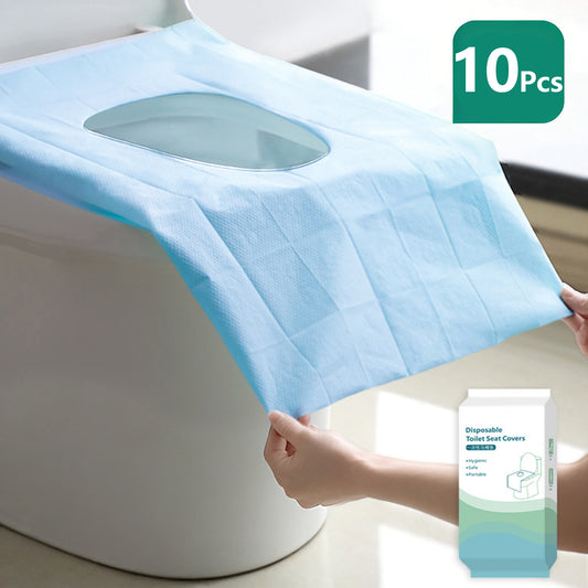 10Pcs Toilet Seat Covers Disposable 16x24 Inch Portable Toilet Liners Travel Seat Cover