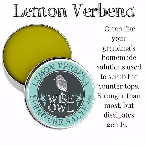 Lemon Verbena - Furniture Salve & Sealer - Leather Conditioner