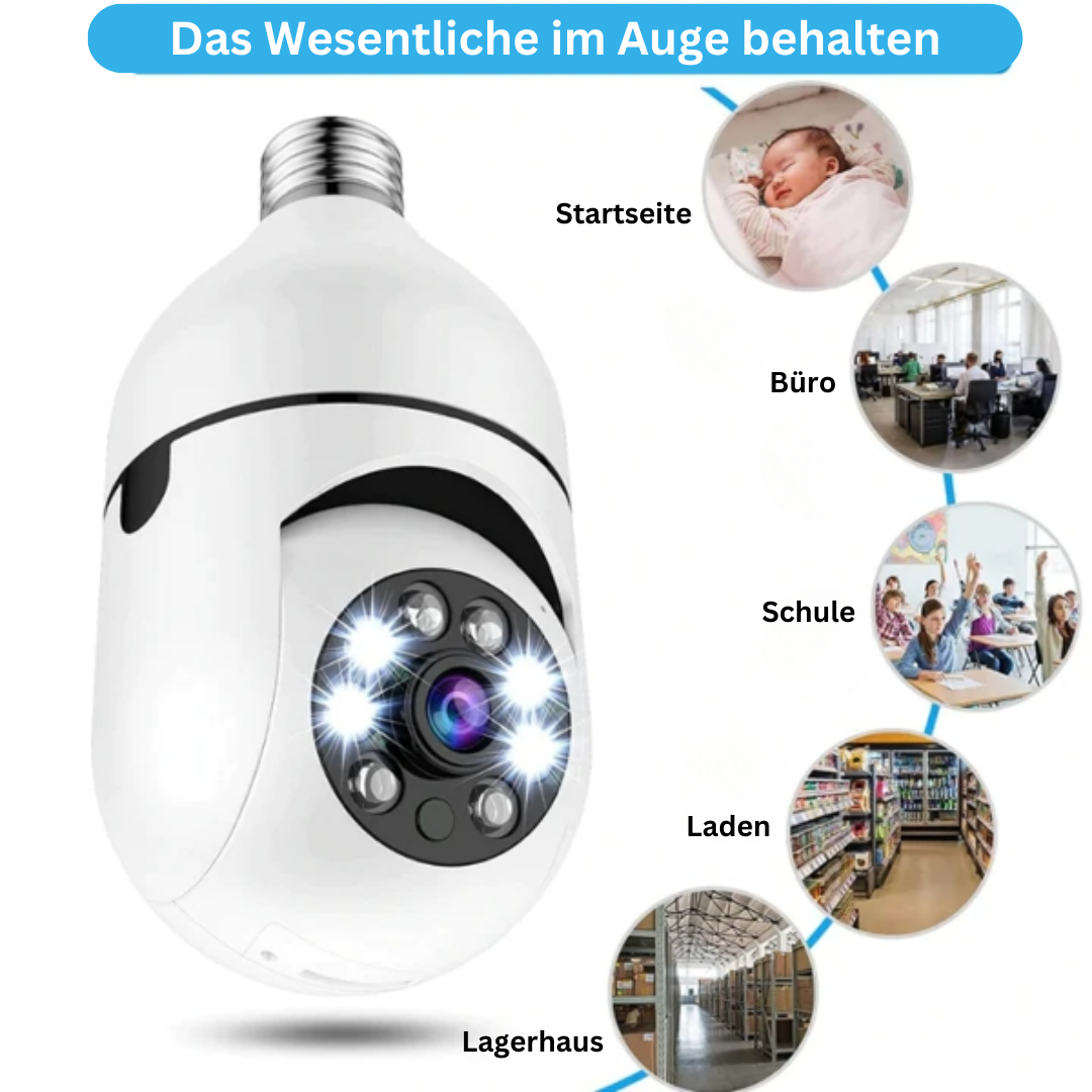 SpyBulb™ - Security WiFi Bulb Camera