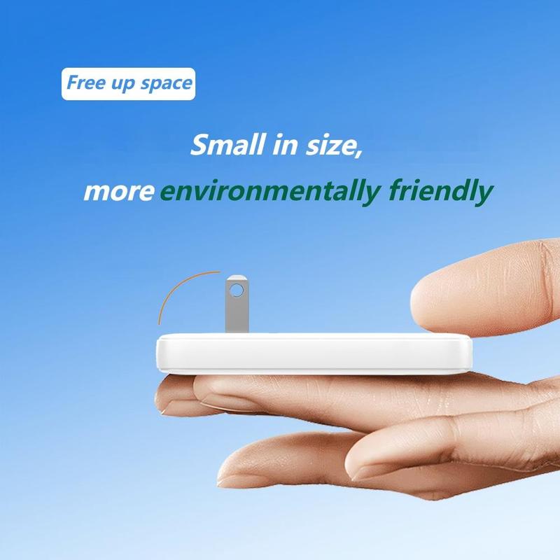 2-in-1 Pocket GaN Ultra-thin Charger Plug