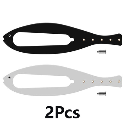 2Pcs Cat/Dog Door Latch Door Prop for Pets, Fish Shape Adjustable Sizes Door Latch