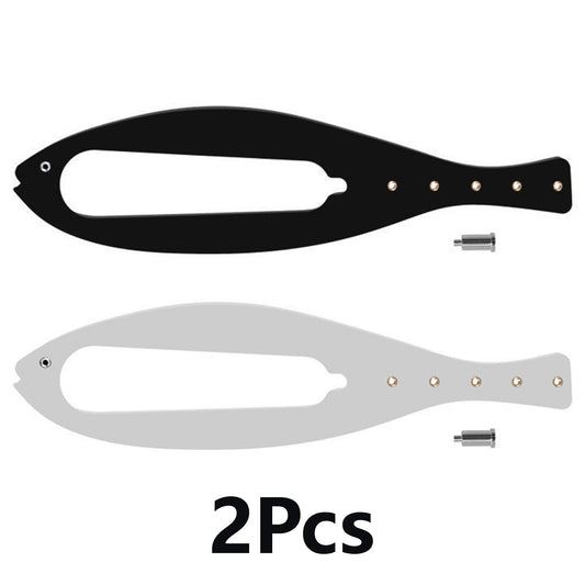 2Pcs Cat/Dog Door Latch Door Prop for Pets, Fish Shape Adjustable Sizes Door Latch