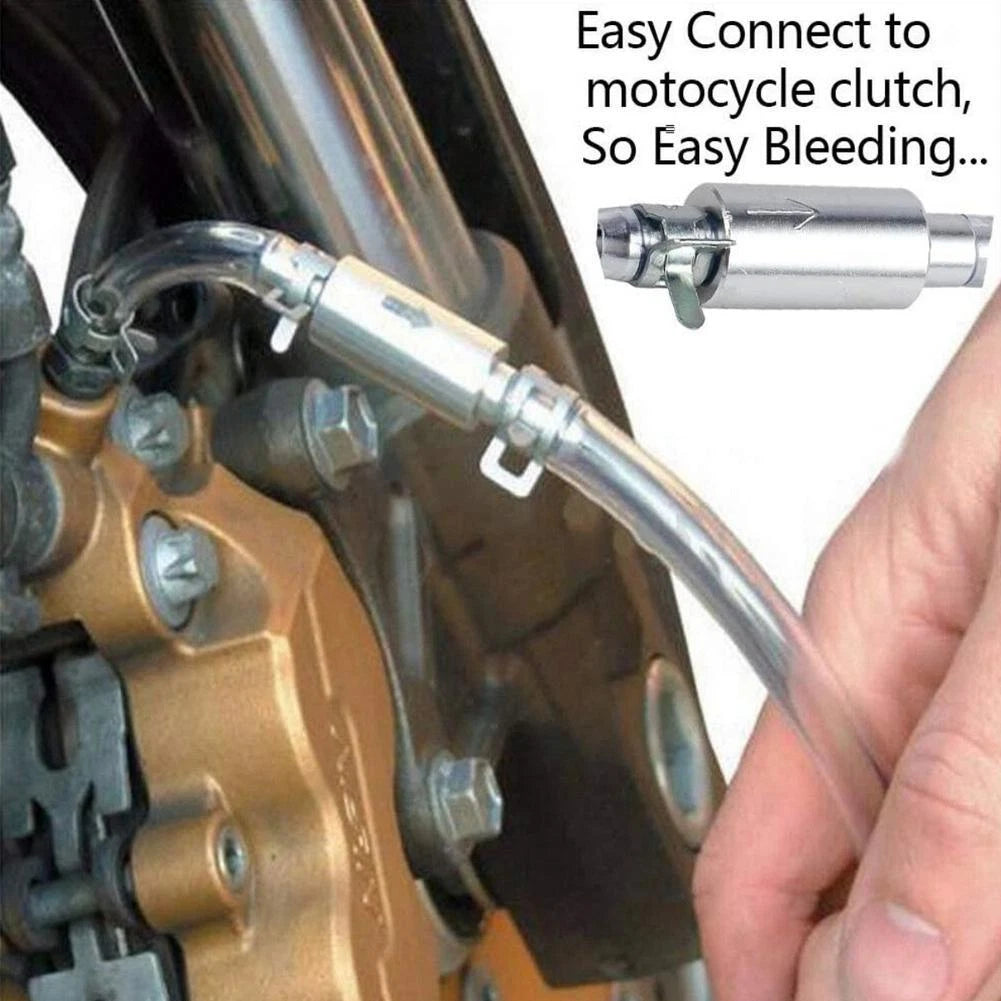 Brake Bleeder - OneWay Check Valve Tube Bleeding Tool Kit