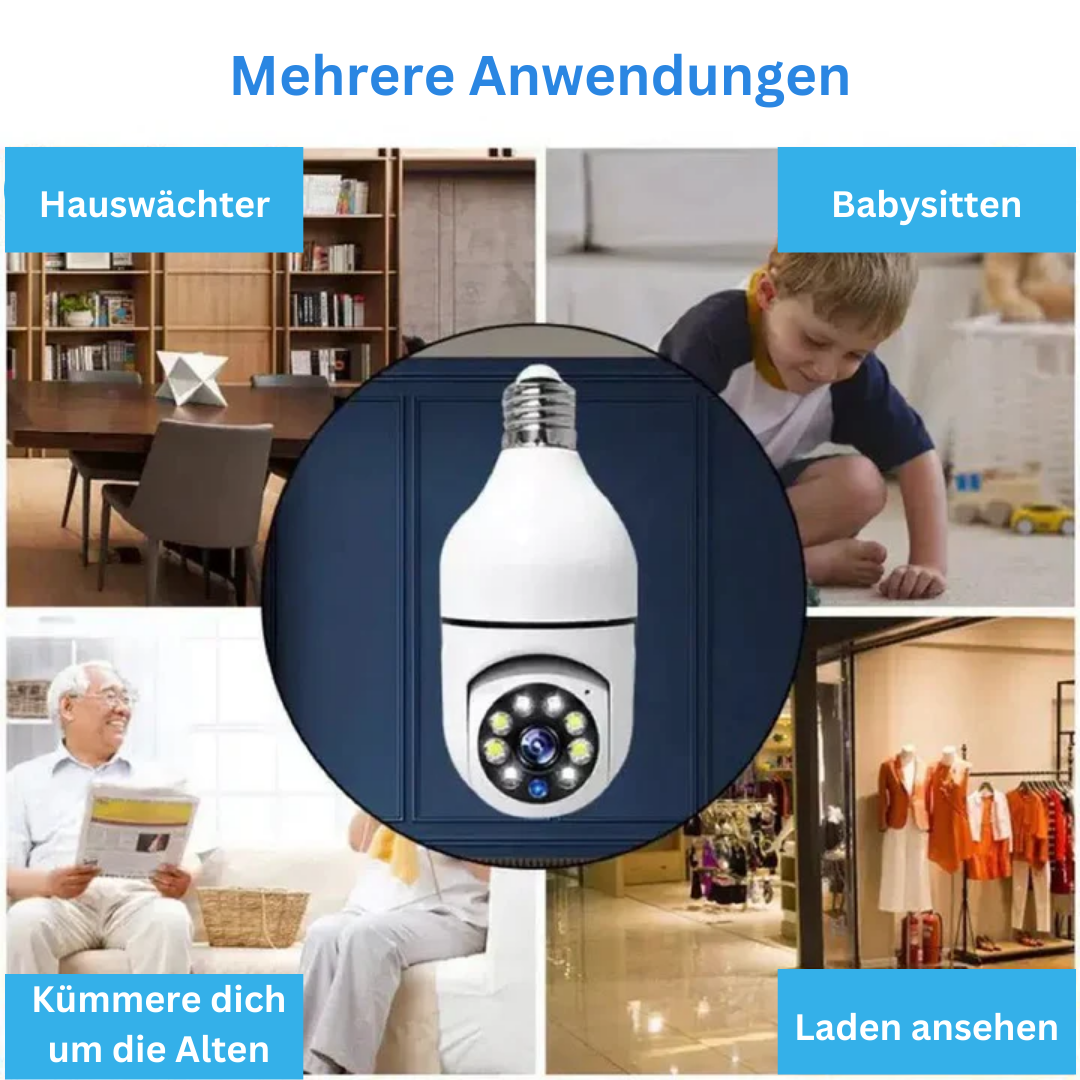 SpyBulb™ - Security WiFi Bulb Camera