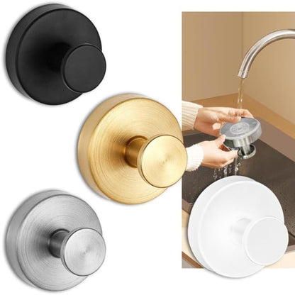 No-Drill Hook Stainless Steel Waterproof Suction Cup Hooks