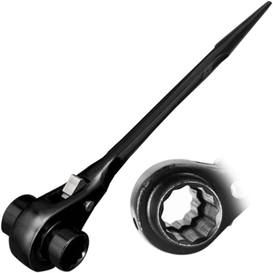 13mmx17mm Double-ended Ratchet Wrench,Reversible Ratcheting Wrench,CRV-Steel