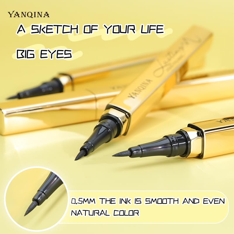 Waterproof Liquid Eyeliner - Smudge-Proof,Makeup Long-Lasting Eyeliner Pencil