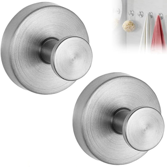 No-Drill Hook Stainless Steel Waterproof Suction Cup Hooks