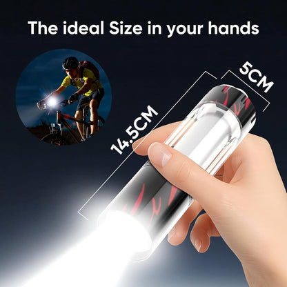 LED Camping Lantern Rechargeable, 3-in-1 Flashlights Camp Lights, Fast Type-C Charging, 4 Mode Adjustable
