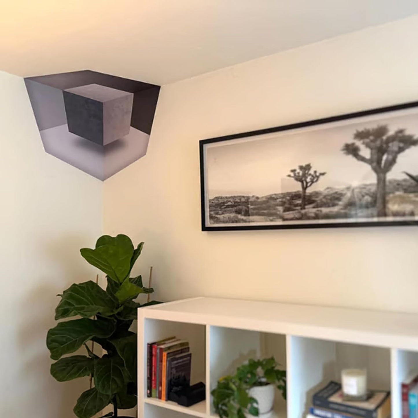 3D Optical Illusion Corner Wall Decal Impossible Corners – Wall Art That Reshapes Reality