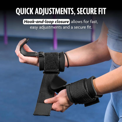 Lifting Hooks & Wrist Straps for Better Deadlift Grip and Support