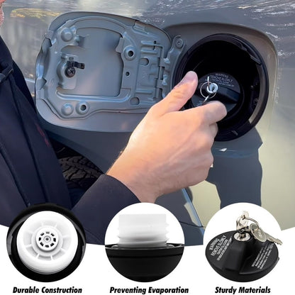 Locking Fuel Tank Cap Suitable for Chevrolet, Honda, and Infiniti
