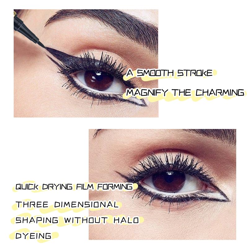 Waterproof Liquid Eyeliner - Smudge-Proof,Makeup Long-Lasting Eyeliner Pencil