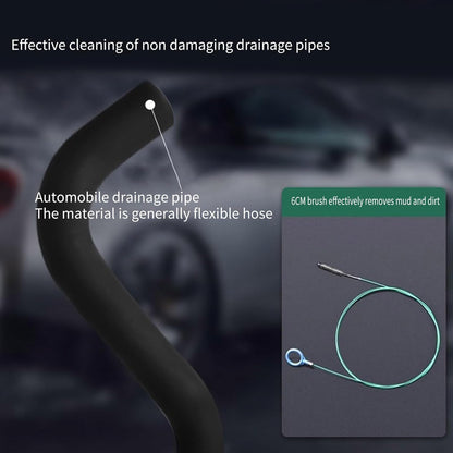 Car Sunroof Drainage Internal Long Hose Nylon Spring Fridge Drain Hole Dredging Tool Water Clog Remover