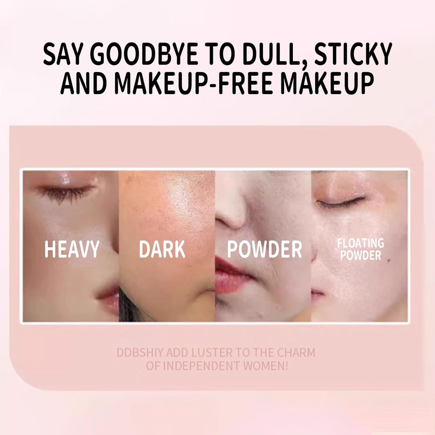2 in 1 Foundation Stick, Serum Boosted Skin Tint Balm with Brush