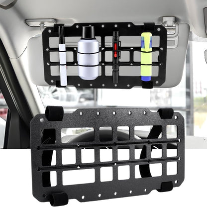 Car Sun Visor Organizer Cover Holder Pocket Interior Panel Storage Accessories