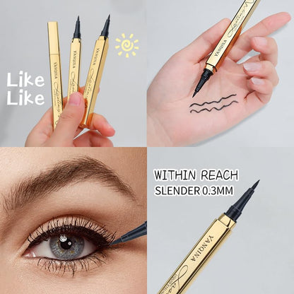 Waterproof Liquid Eyeliner - Smudge-Proof,Makeup Long-Lasting Eyeliner Pencil