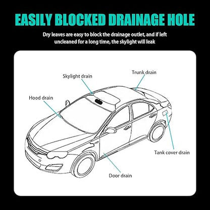Car Sunroof Drainage Internal Long Hose Nylon Spring Fridge Drain Hole Dredging Tool Water Clog Remover
