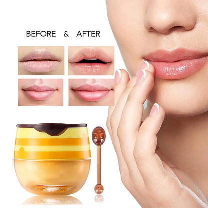 Bee Propolis louds Honey Lip Balm – Deeply Moisturizing Lips Sleeping Mask for Dry, Cracked Lips
