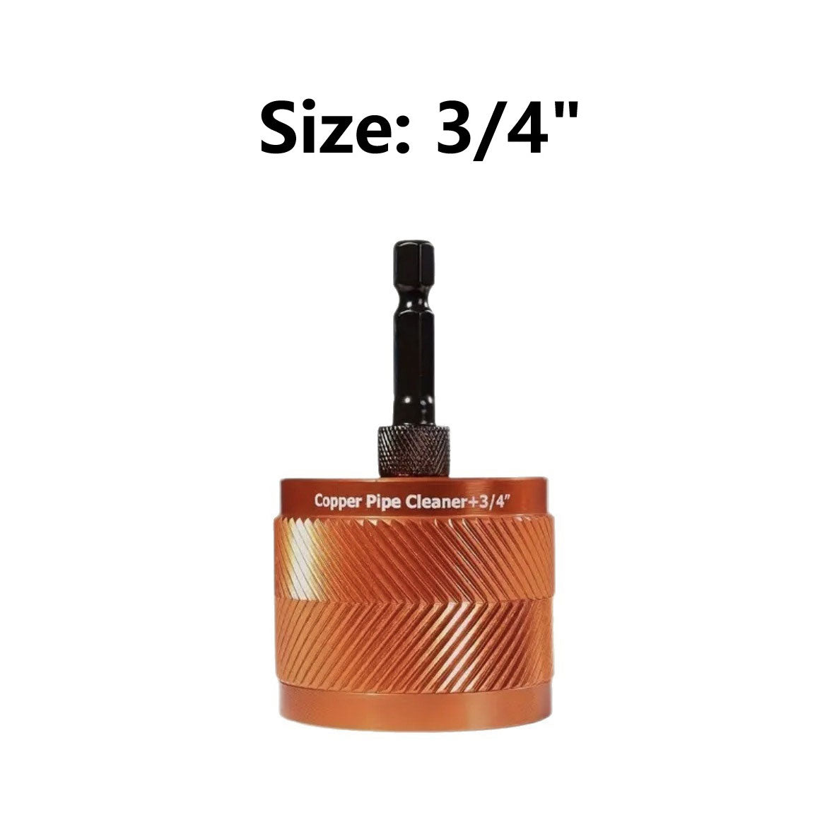 Metal Copper Pipe Cleaner for Drill with Replaceable Blades