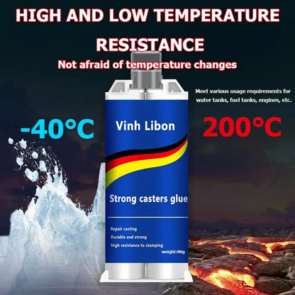 High Temperature Resistant Casting Glue Set - Strong Waterproof Welding Glue For Stainless Steel