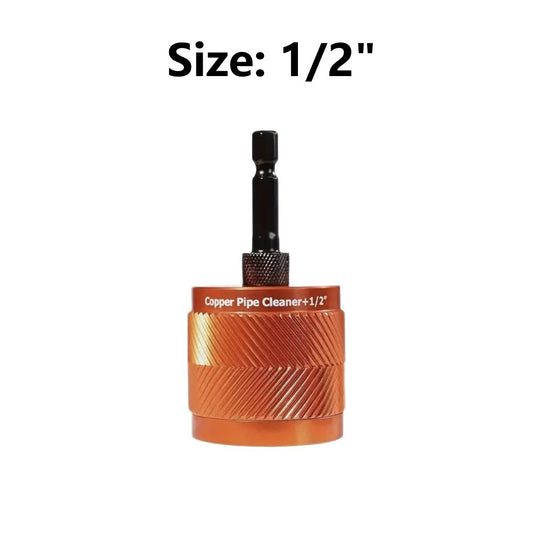 Metal Copper Pipe Cleaner for Drill with Replaceable Blades