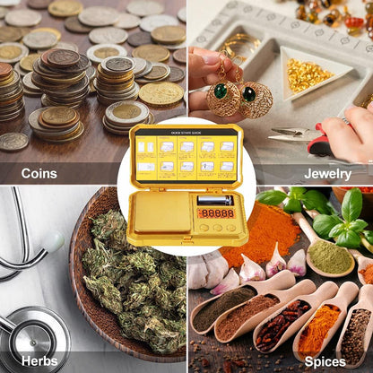 Digital Jewelry Scale 200g 0.01g Pocket Scales
