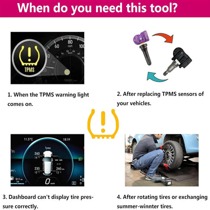 TPMS Relearn Tool Only for GM Vehicles (Chevy/Buick/GMC/Opel/Cadillac) Original Sensor