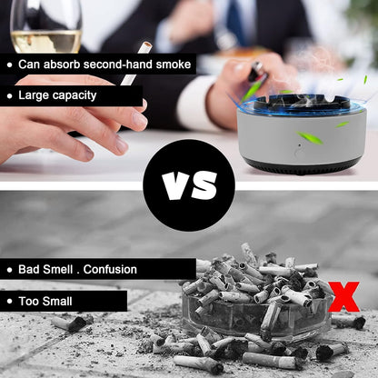 Multi-Purpose Ashtray with Air Purifier
