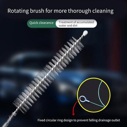 Car Sunroof Drainage Internal Long Hose Nylon Spring Fridge Drain Hole Dredging Tool Water Clog Remover