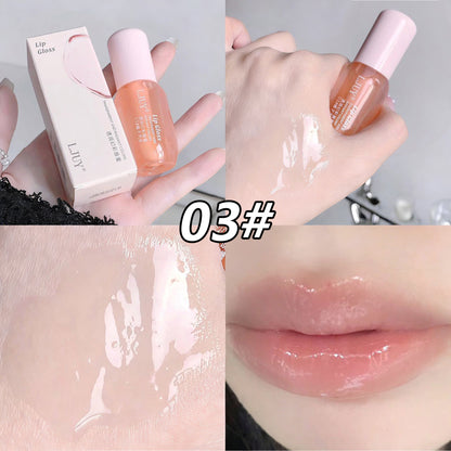3Pcs Clear Hydrating Lip Oil Set, Reviver Lip Oil For a High-shine Finish
