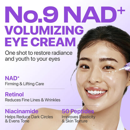 No.9 Eye Cream NAD+Volumetox (Retinol Eye Cream and Eye Serum)