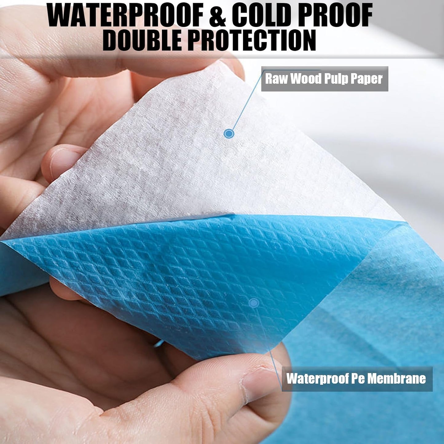 10Pcs Toilet Seat Covers Disposable 16x24 Inch Portable Toilet Liners Travel Seat Cover