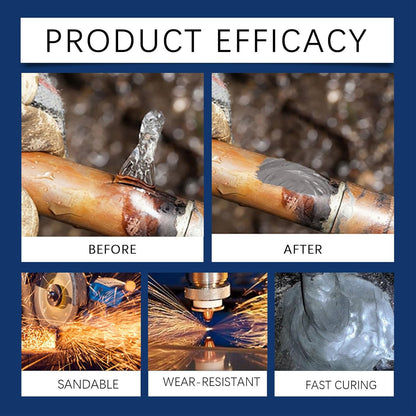 High Temperature Resistant Casting Glue Set - Strong Waterproof Welding Glue For Stainless Steel