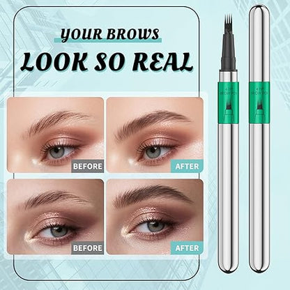 4-in-1 Tip Eyebrow Defining Pen, Natural-Looking & Long-Lasting Brow Makeup