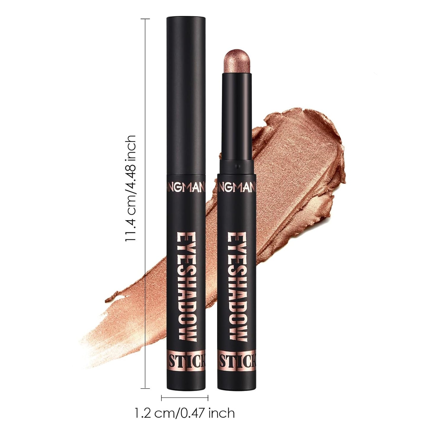 8 Colors Eyeshadow Sticks Set,Long Lasting Waterproof Eye Shadow