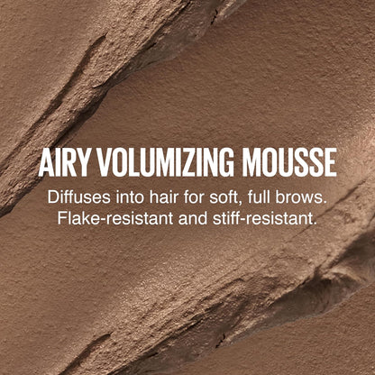 Volumizing Eyebrow Mousse with a Velvety, Natural, and Smooth Texture; Long-lasting Eyebrow gel